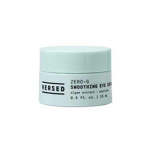 Versed Zero-G Smoothing Eye Cream - Smoothing Algae Extract, Firming Peptides and Deeply Moisturizing Olive Oil - Vegan Eye Cream For Wrinkles Beauty & Personal Care Versed