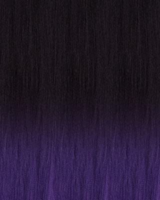 Vivica A. Fox Amore Mio Collection Pre-Stretched Abundant Volume Copper Infused Spetra Synthetic Hair - Stretch Braid 1pcs 30 Inch (TPLPPL/1B)