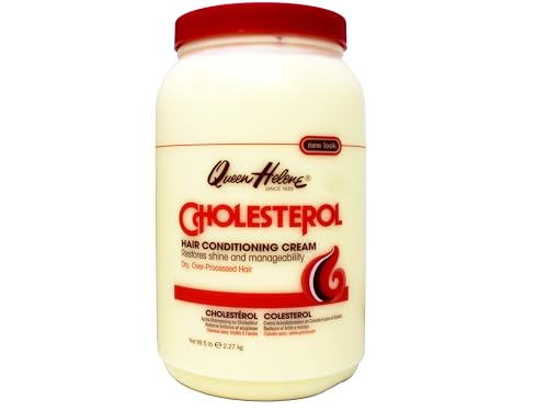 Queen Helene Cholesterol Hair Conditioning Cream, Deep Moisture Restores Shine & Manageability for Dry Over-Processed Hair, 5 lb