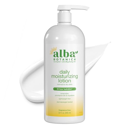Alba Botanica Daily Moisturizing Lotion, Sensitive Skin, Fragrance Free, 32 Oz (Packaging May Vary) Beauty & Personal Care Alba Botanica