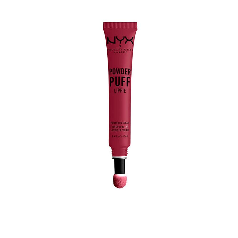 NYX PROFESSIONAL MAKEUP Powder Puff Lippie Lip Cream, Liquid Lipstick - Prank Call (Burgundy) Beauty & Personal Care NYX PROFESSIONAL MAKEUP