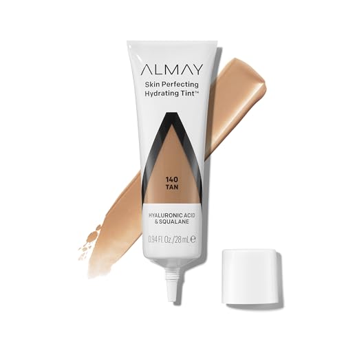 Almay Skin Perfecting Hydrating Tint Foundation, 140 Tan, 0.94 fl oz