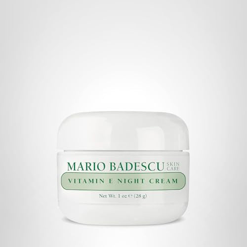 Mario Badescu Vitamin E Night Cream, Anti Wrinkle Face Cream for Dry or Sensitive Skin, Facial Skin Care Infused with Ultra-Rich Skin-Softening Oils Beauty & Personal Care Mario Badescu