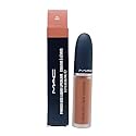 MAC Cosmetics Powder Kiss Liquid Lipcolour - 951 Habit (Peachy nude) .17 oz / 5 ml Beauty & Personal Care MAC