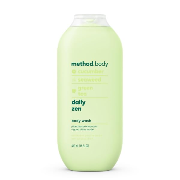 Method Body Wash Variety, 1 Daily Zen, 1 Pure Peace, 18 OZ Each, 1 CT Beauty & Personal Care Method