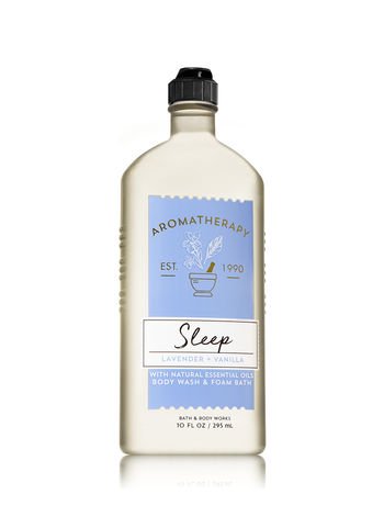 Bath & Body Works - Aromatherapy - Lavender Vanilla - Body Wash & Lotion - Set Beauty & Personal Care Bath & Body Works