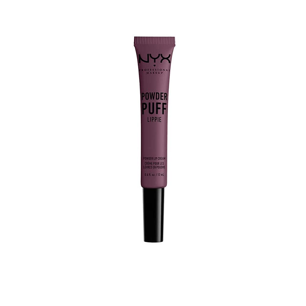 NYX PROFESSIONAL MAKEUP Powder Puff Lippie Lip Cream, Liquid Lipstick - Detention (Deep Plum) Beauty & Personal Care NYX PROFESSIONAL MAKEUP