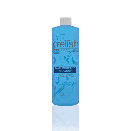 Gelish Nail Surface Cleanse - Gel Top Coat Nail Cleaner, Removes Tacky Residue, High-Shine Finish, Skin-Safe Formula, Smooth & Glossy Results Beauty & Personal Care Gelish
