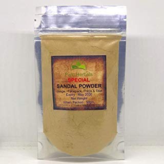 Pam Herbals Special Sandalwood DIY Powder For Face pack,Worship & Auspicious occasions (Sandalwood Powder 50g Pouch) Beauty & Personal Care Pam Herbals