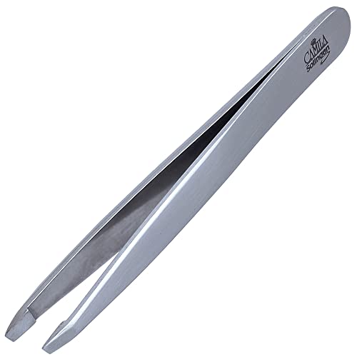 Camila Solingen CS25 4" Professional Surgical Grade Stainless Steel Precision Tip Eyebrow Tweezers for Facial Hair Shaping & Removal. Beauty Tool Beauty and Personal Care Camila Solingen