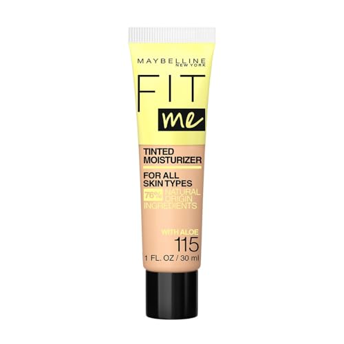 Maybelline Fit Me Tinted Moisturizer, Natural Coverage, Face Makeup, 115, 1 Count Beauty & Personal Care MAYBELLINE