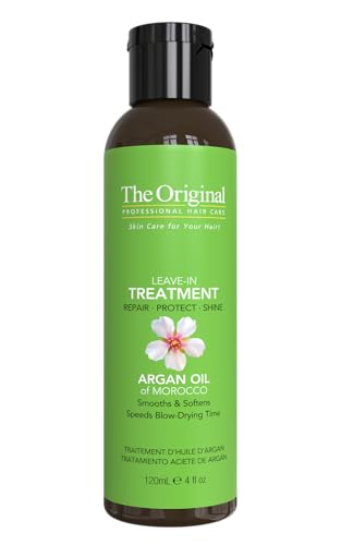 DermOrganic Original Argan Oil of Morocco Leave-In Hair Treatment - Repairs, Protects, Shines, Smooths, 4 oz (1 Pack) Beauty & Personal Care DermOrganic
