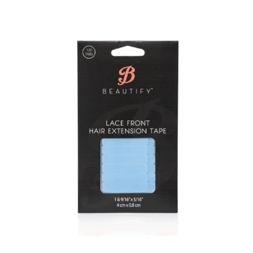 Beautify Lace Front Hair Extension Tape (120 Tabs: 4cm x 0.8cm)