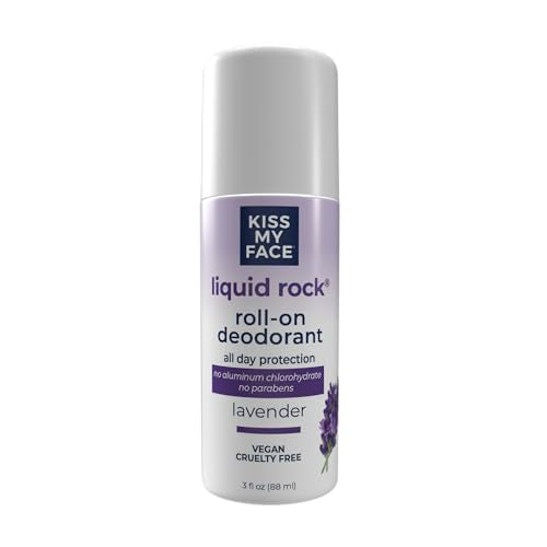 Kiss My Face Liquid Rock Deodorant Roll-On, Lavender, 3 Fl Oz (1900373) Beauty and Personal Care Kiss My Face