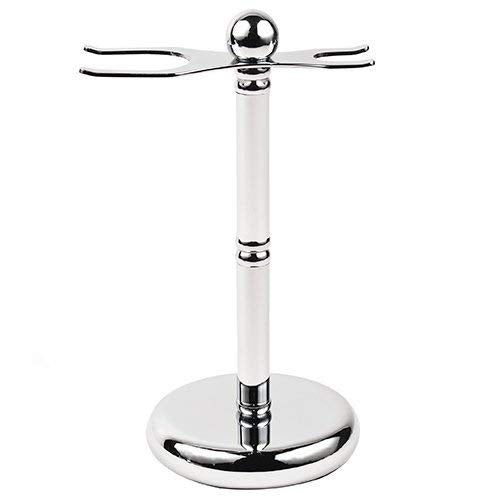 Parker Deluxe Chrome Safety Razor & Shaving Brush Stand - Weighted Chrome-Plated Display Stand for Safety Razors & Brushes (Handles up to 25 mm Knot Beauty and Personal Care Parker Safety Razor