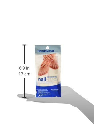 Graham Hands Down Nail Soak Off Gel Wraps, 10 Count Beauty & Personal Care Graham
