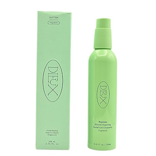 Dieux Baptism Gentle Foaming Facial Gel Cleanser Fragranced 6.76 oz