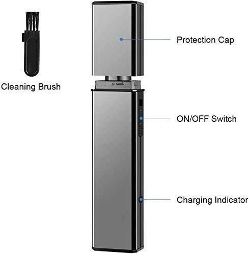 LEONYS Ear and Nose Hair Trimmer for Men & Women, 4 in 1 Electric Eyebrow Trimmer Painless Nose Clippers Facial Hair Remover Waterproof with Dual Edge Beauty and Personal Care LEONYS