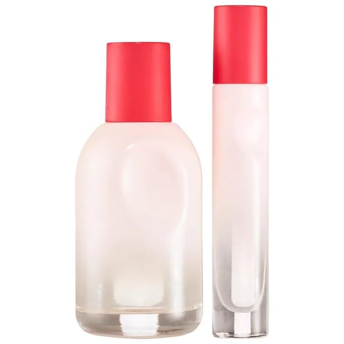 Glossier You Limited Edition Eau de Parfum Holiday Gift Set - Full Size Spray (1.7oz / 50ml) and Travel Size Rollerball (0.27oz / 8ml)