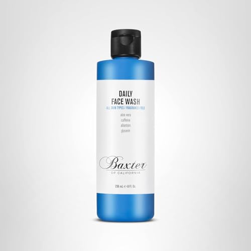 Baxter of California Daily Face Wash for Men | All Skin Types | Sulfate-Free | Fragrance Free | 8 oz | Holiday Gift Guide Beauty & Personal Care Baxter of California