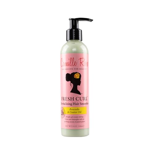 Camille Rose Fresh Curl Hair Styling Lotion & Detangler, with Avocado and Castor Oil, to Moisturize and Promote Hair Growth, for all Hair Types, 8 oz Beauty & Personal Care Camille Rose