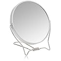 Goody Two-Sided Makeup Mirror with Stand - 1X and 3X Dual Sided Magnification - Lightweight & Portable Table Top Magnifying Vanity Mirror Beauty & Personal Care GOODY