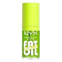 NYX PROFESSIONAL MAKEUP Fat Oil Chillz, Moisturizing, Shiny and Vegan Tinted Lip Gloss - Kiwi Freeze (Sheer Green) Beauty & Personal Care NYX PROFESSIONAL MAKEUP