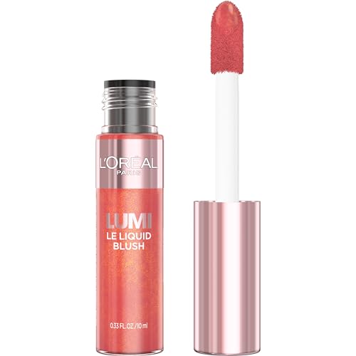 L'Oreal Paris True Match Lumi Le Liquid Blush, Intense Lightweight Blush Formula With Liquid Pigments, Glowy Gold Pink, 0.33 Fl Oz Beauty & Personal Care L'Oreal Paris