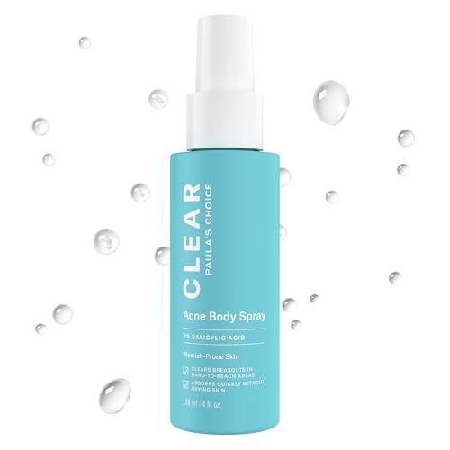 Paula's Choice CLEAR Exfoliating Back & Body Acne Spray, Bacne Spray with 2% BHA Salicylic Acid Back Acne Treatment for Clogged Pores, Blackheads Beauty & Personal Care Paula's Choice