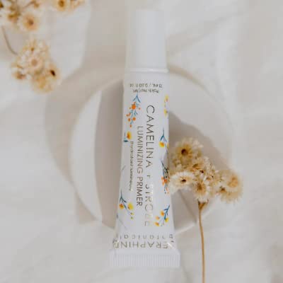 Seraphine Botanicals Camelina + Strobe - Luminizing Primer Glow-Enhancing Formula 15 ml/ 0.50 oz Beauty & Personal Care Seraphine Botanicals