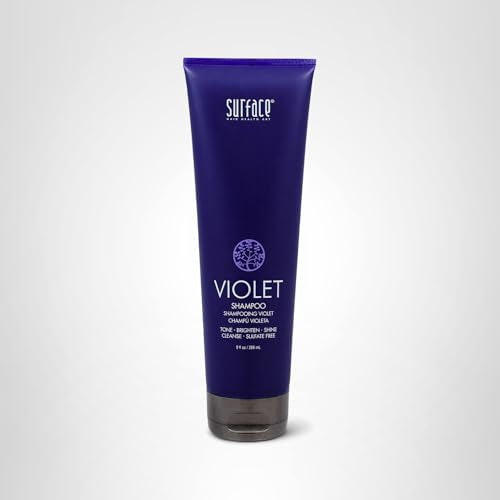 SURFACE Hair - Pure Blonde Violet Shampoo - Tones, Brightens & Protects Hair - 9 fl oz Beauty & Personal Care SURFACE