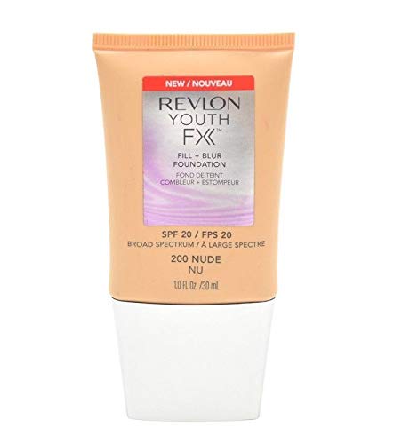 Revlon Youth Fx Fill + Blur Foundation, 200 Nude, 1 fl oz (Pack of 2) Beauty & Personal Care REVLON
