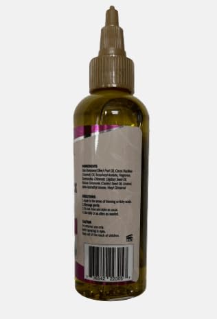 African Anti Aging 12 in 1 Ultra Mega Thick Stimulating Hair Oil Black Castor 3.38 oz (Pack of 2)