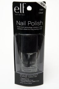 E.l.f. Nail Polish, Clear, 0.34 Fluid Ounce Beauty & Personal Care e.l.f.