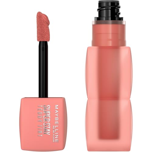 MAYBELLINE Super Stay Teddy Lip Tint, Long Lasting Matte Lipstick For Up To 12HR Wear, Current Mood, 1 Count Beauty & Personal Care MAYBELLINE