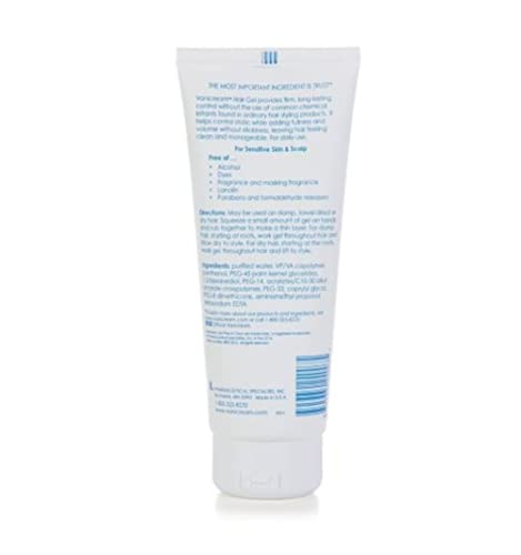 Vanicream Hair Styling Gel, Fragrance and Gluten Free, For Sensitive Skin, Unscented, 7 Oz, Packaging May Vary Beauty & Personal Care Vanicream