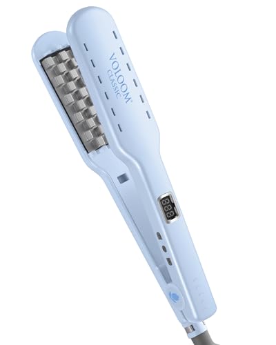 VOLOOM Classic 1-1/2” Inch Professional Volumizing Ceramic Flat Iron - Hair Volumizer & Styling Tool with Adjustable Temp & Auto Shut-Off for Lasting Beauty & Personal Care VOLOOM