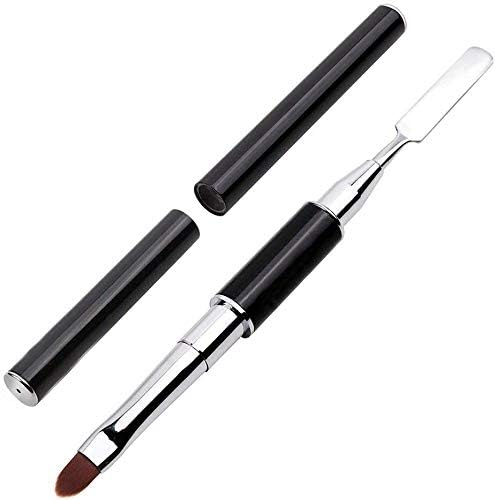 PayPie Dual-Ended Polygel Brush & Picker Brush tool, 2 in 1 Stainless Steel Designs Polygel Nail Brushes Gel Nail Tool for PolyGel Gel Acrylic Nails Beauty & Personal Care PayPie