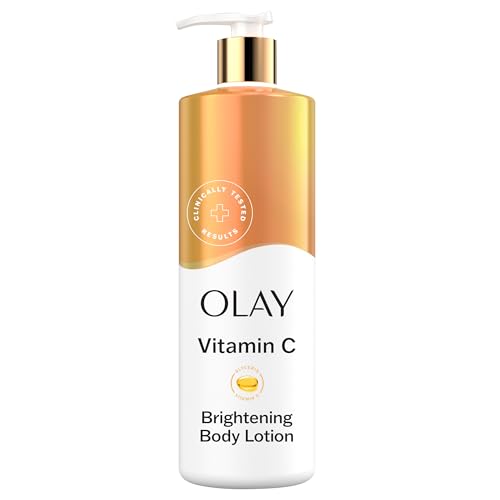 Olay Body Lotion for Women, Brightening with Vitamin C Serum, Visibly Bright & Radiant Skin, 24hr Moisture & Hydration, Fast Absorbing Formula Beauty & Personal Care Olay