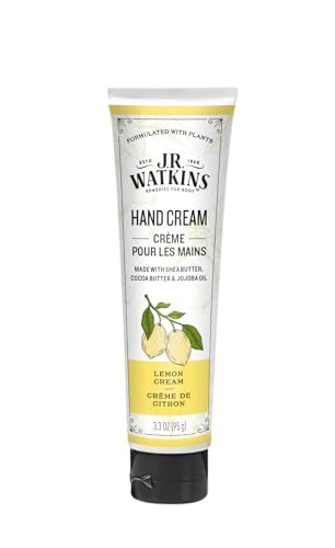 J.R. Watkins Natural Moisturizing Hand Cream, Hydrating Hand Moisturizer with Shea Butter, Cocoa Butter, and Avocado Oil, USA Made and Cruelty Free Beauty & Personal Care J.R. Watkins