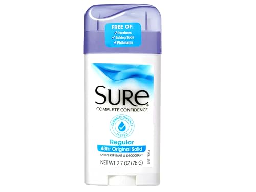 Sure Regular Original Solid Antiperspirant & Deodorant 2.7 Ounces (Pack of 12) Beauty and Personal Care Sure