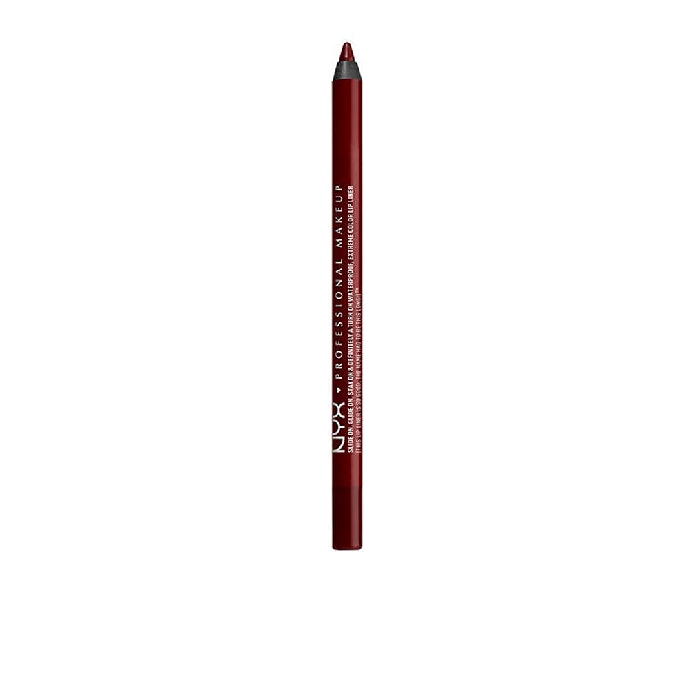 NYX PROFESSIONAL MAKEUP Slide On Lip Pencil, Lip Liner - Dark Soul (Deep Wine Red) Beauty & Personal Care NYX PROFESSIONAL MAKEUP