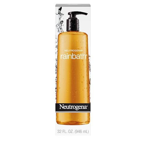Neutrogena Rainbath Cleansing Shower & Bath Gel, Daily Moisturizing Body Wash Cleanser & Shaving Gel for Men & Women, Clean-Rinsing Creamy Lather Beauty & Personal Care Neutrogena
