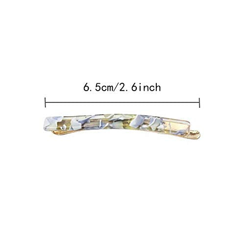 MIAO JIN 14 Pcs Hair Clips Bobby pins Acetate Barrettes Hair Accessories Fashion Geometric Bobby Hair Clips (7 Design) Beauty & Personal Care MIAO JIN