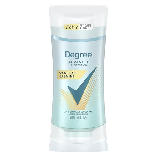 Degree Advanced Protection Antiperspirant Deodorant Vanilla & Jasmine for 72-Hour Sweat & Odor Control for Women, with Body Heat Activated Technology Beauty and Personal Care Degree
