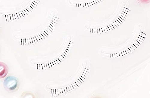 Dorisue Bottom False Eyelashes - Natural Lower Lashes 4-5mm for Under Eye Enhancement, Professional Makeup Artist Choice, 4 Pairs (E1) Beauty & Personal Care Dorisue