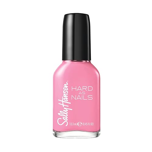 Sally Hansen Hard as Nails, Heart of Stone, Long Lasting, Chip Resistant, Opaque, Shiny Pink Nail Polish Beauty & Personal Care Sally Hansen