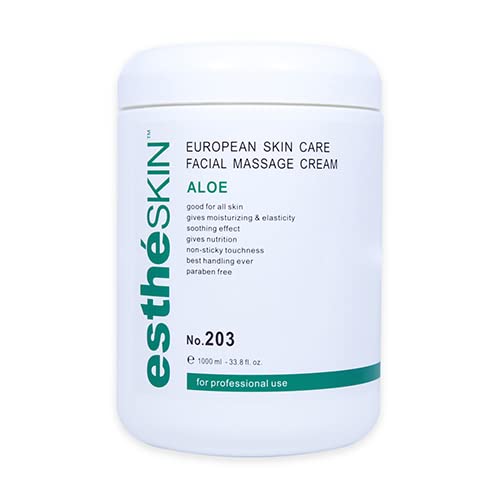 estheSKIN Aloe Facial Massage Cream for European Skin Care, 33.8 fl.oz. / 1000 ml Beauty & Personal Care estheSKIN
