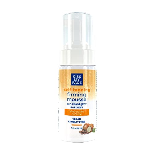 Kiss My Face Sunless Self-Tanning Firming Mousse - Nourishing Shea Butter and Skin-Firming Caffeine - Infused With Antioxidant Liposomal Vitamin C Beauty & Personal Care Kiss My Face