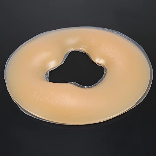 Tbest Beauty Care Silicone Spa Face Rest Relax Body Massage Overlay Cushion Beige Face Pillow for Massage On Bed,Bolsters & Cushions for Massage Beauty and Personal Care Tbest